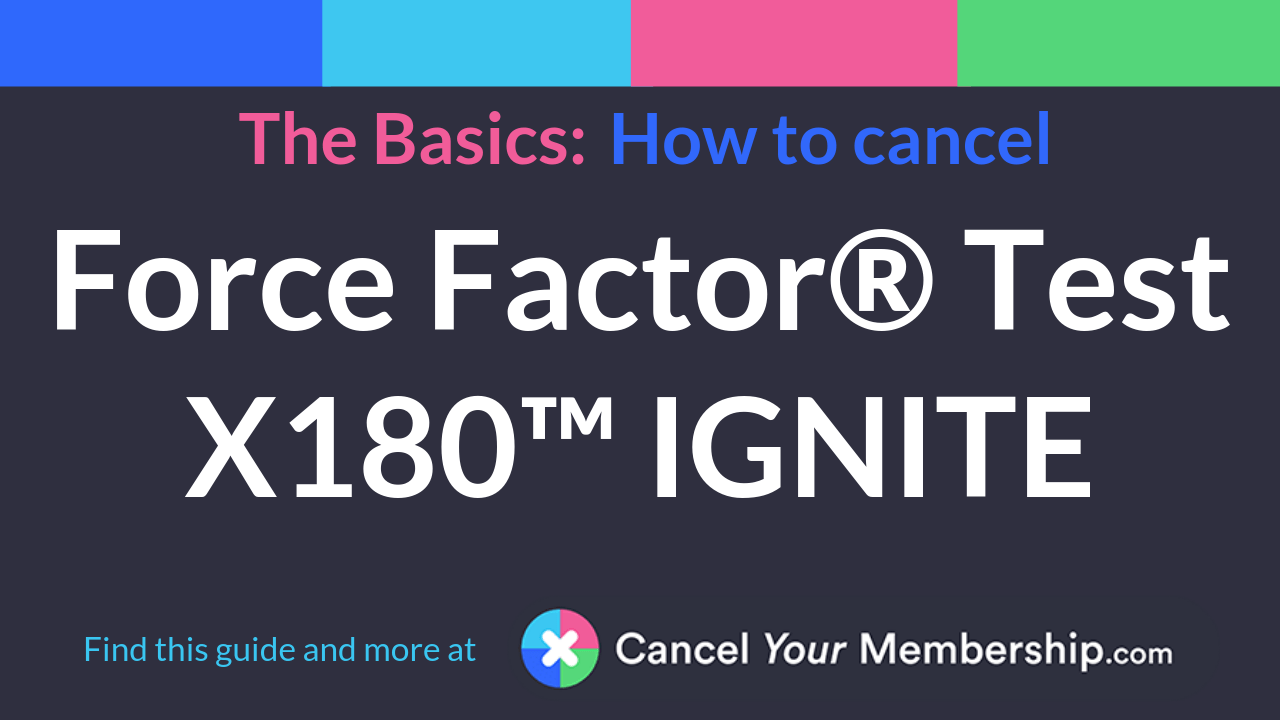 Force Factor Test X180 IGNITE