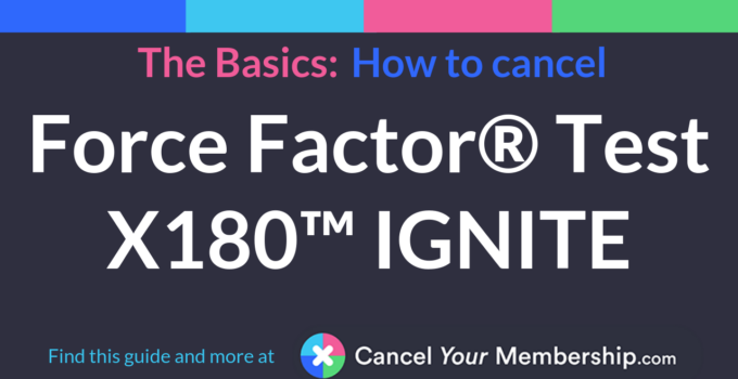 Force Factor® Test X180™ IGNITE