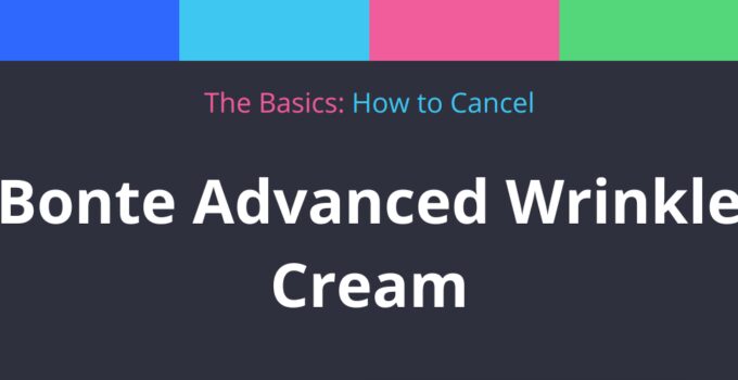 Bonte Advanced Wrinkle Cream