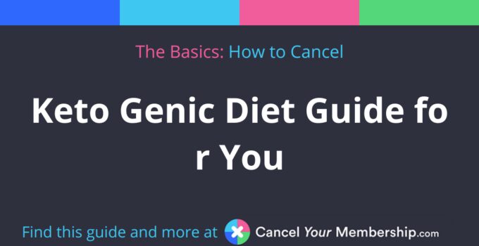 Keto Genic Diet Guide for You