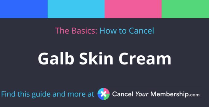 Galb Skin Cream