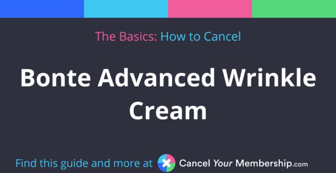 Bonte Advanced Wrinkle Cream