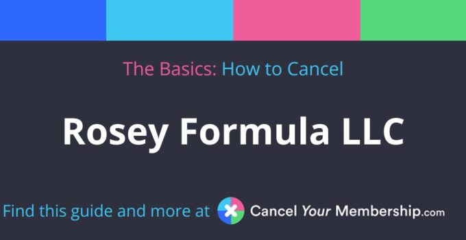 Rosey Formula LLC
